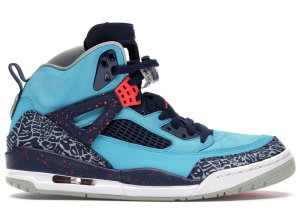 Jordan  Spizike Turquoise Blue Turquoise Blue/Infrared 23-Midnight Navy-Neutral Grey (315371-408)