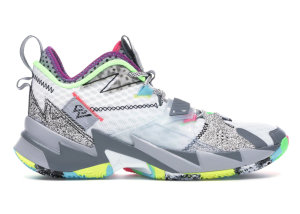 Jordan  Why Not Zer0.3 Zer0 Noise White/White-Cool Grey-Wolf Grey (CD3003-100)