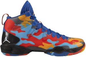 Jordan  XX8 SE OKC Camo Game Royal/White-Team Orange-University Blue (616345-450)