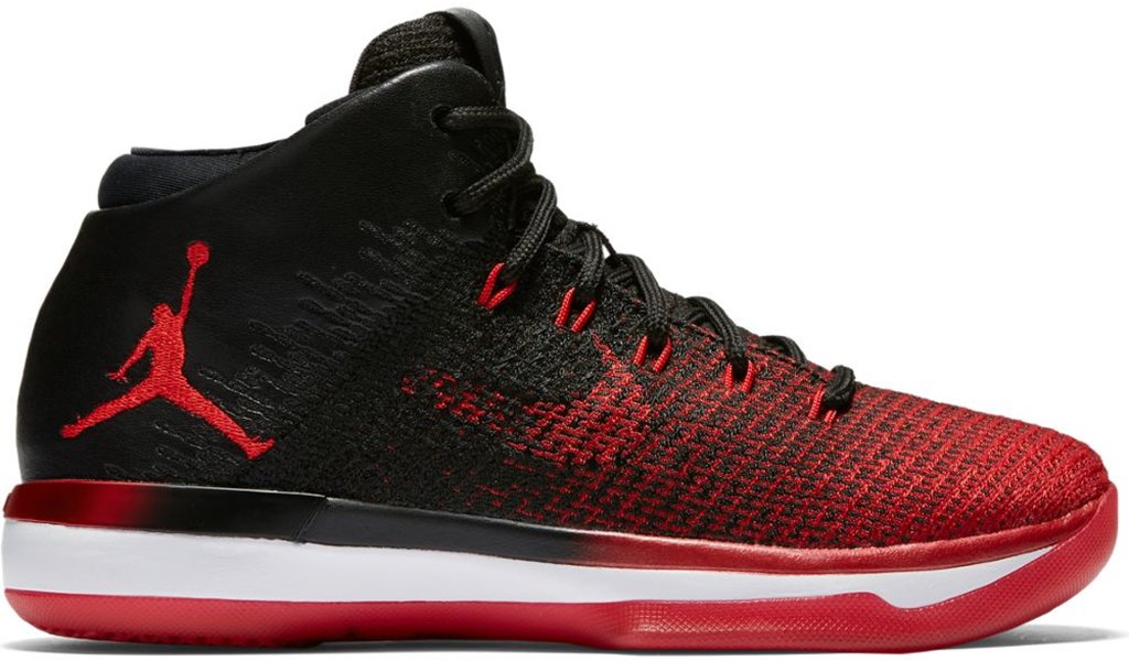 Jordan XXXI Banned (GS) Black/University Red-White (848629-001)