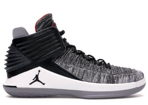 Jordan  XXXII Black Cement Black/University Red-White-Wolf Grey (AA1253-002)