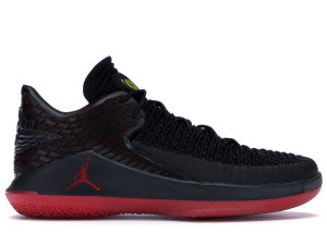Jordan XXXII Low Last Shot Black/Gym Red-Tour Yellow (AA1256-003)
