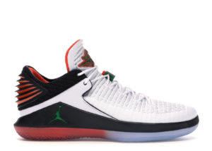 Jordan XXXII Low Like Mike Gatorade White/Pine Green-Black-Rush Orange (AA1256-100)