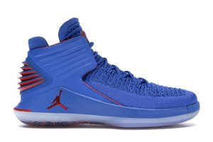 Jordan  XXXII Russell Westbrook OKC Photo Blue/Team Orange-Metallic Silver (AA1253-400)