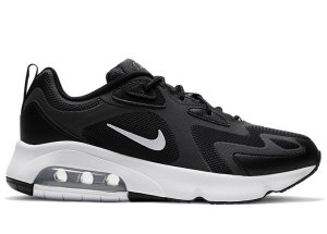 Nike Air Max 200 Black Black/Off Noir-Metallic Silver-White (CI3865-001)