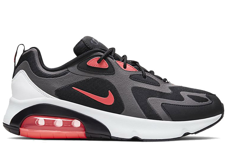 Nike Air Max 200 Thunder Grey Thunder Grey/Black-Wolf Grey-Hot Punch (AQ2568-005)