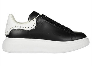 Alexander McQueen  Oversized Black Studs Black/White (628017 WHTQQ 1071)