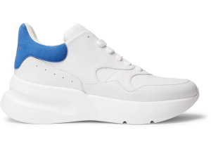 Alexander McQueen  Oversized Runner White Blue White (575425 WHRUB)