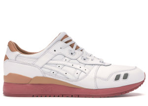 ASICS Gel-Lyte III Packer Shoes x J. Crew White Buck White/White (H7F3K 0101)