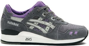 ASICS Gel-Lyte III Solebox the Sun Solebox Grey/Silver-Purple (HQ80Q-7593)