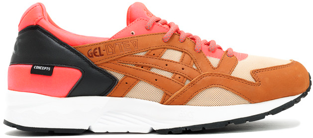ASICS Gel-Lyte V Concepts “Mix & Match Coral” Chestnut/Teal (H54BK-3186)
