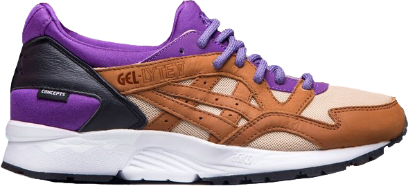 ASICS Gel-Lyte V Concepts “Mix & Match Purple” Chestnut/Royal Blue (H54BK-3586)