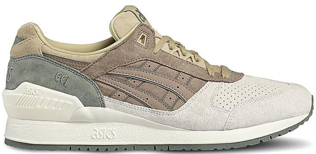 asics gel respector taupe grey