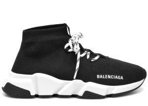 Balenciaga  Speed Lace Up Black White (W) Black (562159 W1HP0 1000)