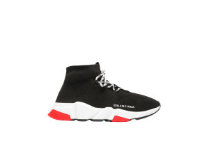 Balenciaga  Speed Lace Up Red Sole (W) Black (559351 W1HP0 1000)