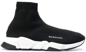 Balenciaga Speed Trainer Black White Black Black/White-Black (506363-W05G0-1000)