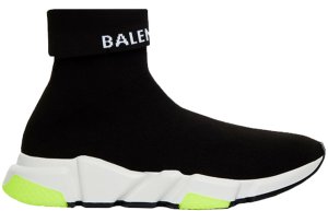 Balenciaga  Speed Trainer Black White Volt (W) Black/White-Volt (525725W1GV01006)