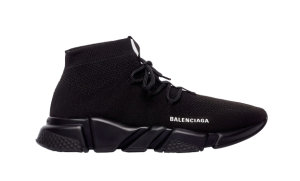 Balenciaga Speed Trainer Lace Up Black Black (560236W1HP01000)