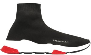 Balenciaga Speed Trainer Mid Black Red Black/Red (506335 W05G0 1000)