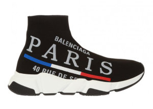 Balenciaga  Speed Trainer Paris (W) Black (602237 W05GC 1006)