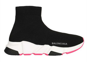 Balenciaga  Speed Trainer Pink Sole (W) Black (587280 W1725 1915)