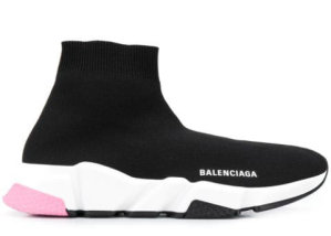 Balenciaga Speed Trainers Mid Black Light Pink (W) Black (587280 W1703 1070)