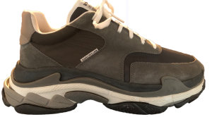 Balenciaga Triple S 2.0 Suede Grey Black Grey/Black (506346-W09S1-1214)