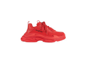 Balenciaga Triple S Allover Logo Red Red/Black (536737W2FA16010)