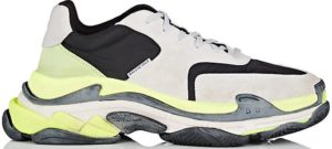 Balenciaga  Triple S Black Neon Green Light Grey Black/Neon Green-Light Grey (533888-W09T2-1293)