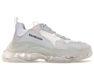 Balenciaga  Triple S Clear Sole White White/White (541624 W09E1 9000)