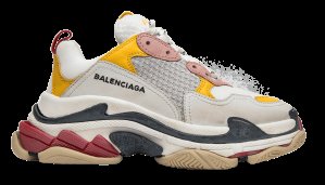 Balenciaga  Triple S Cream Yellow Red 2019 (W) Cream/Yellow/Red (517335 W09O 59035)