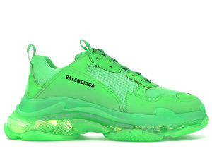 Balenciaga  Triple S Neon Green Clear Sole Neon Green/Black (541624 W09OL 3801)