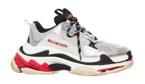 Balenciaga  Triple S Silver Black 2019 Black/Silver/Red (536737W09O31081)