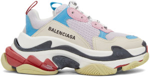 Balenciaga Triple S White Blue (W) Multicolor (524039 W09OH 4196)