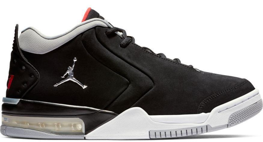 Jordan Big Fund Black Metallic Silver White University Red Black/Metallic Silver/White (BV6273-001)