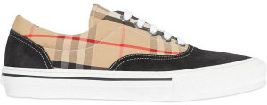 Burberry Cotton Suede Vintage Check Beige/Black/White (80163011)