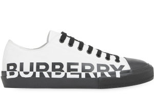 Burberry Logo Print Two-Tone White Black White/Black (8009892)