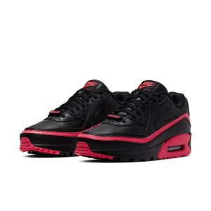 Nike x Undefeated Air Max 90 Black Red (2019) (CJ7197-003)