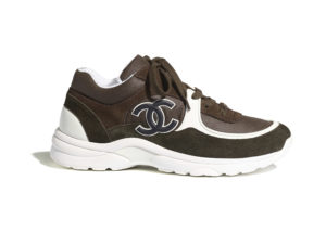 Chanel  Low Top Trainer Brown Green Brown (G34360 Y53658 0I501)