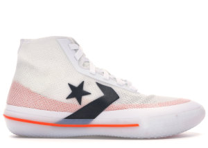 Converse  All Star Pro BB White Black Orange White/Bold Mandarin-Black (165653C)