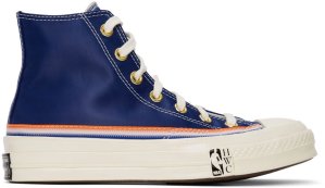 Converse  Chuck Taylor All-Star 70s Hi Breaking Down Barriers Knicks Rush Blue/Bold Mandarin-Egret (166815C)