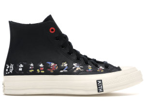 Converse Chuck Taylor All-Star 70s Hi Kith x Disney Black Black/White-Egret (167508C)