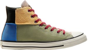 Converse  Chuck Taylor All-Star Hi BHM (2020) Oil Green/Solar Flare (168274C)