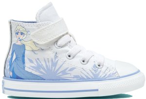 Converse  Chuck Taylor All-Star Hi Frozen 2 Elsa (TD) White/Blue Heron-White (767350F)
