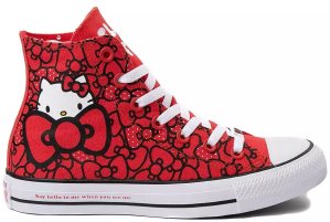 Converse Chuck Taylor All-Star Hi Hello Kitty Bows Red/Black-White (162995C)