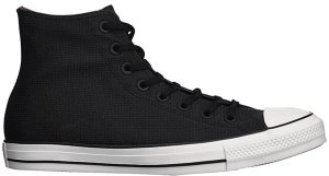 Converse Chuck Taylor All-Star Hi Nylon Black Black/White-Red (162390C)