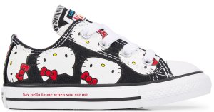 Converse Chuck Taylor All-Star Ox Hello Kitty Black (TD) Black/Prism Pink-White (762949C)