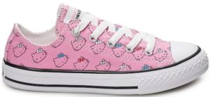 Converse  Chuck Taylor All-Star Ox Hello Kitty Pink (PS) Prism Pink/White-White (664638F)