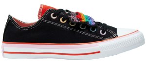 Converse  Chuck Taylor All-Star Ox Millie Bobby Brown (W) Black/Mandarin Red-Pink Lady (567300C)