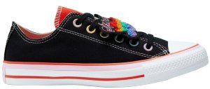 Converse Chuck Taylor All-Star Ox Millie Bobby Brown (W) Black/Mandarin Red-Pink Lady (567300C)